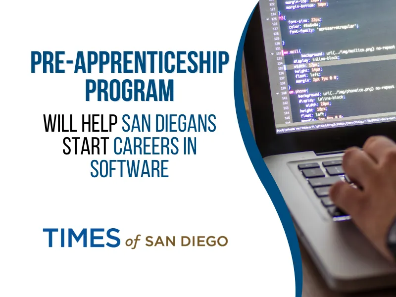 Pre-Apprenticeship Program Will Help San Diegans Start Careers in Software thumbnail